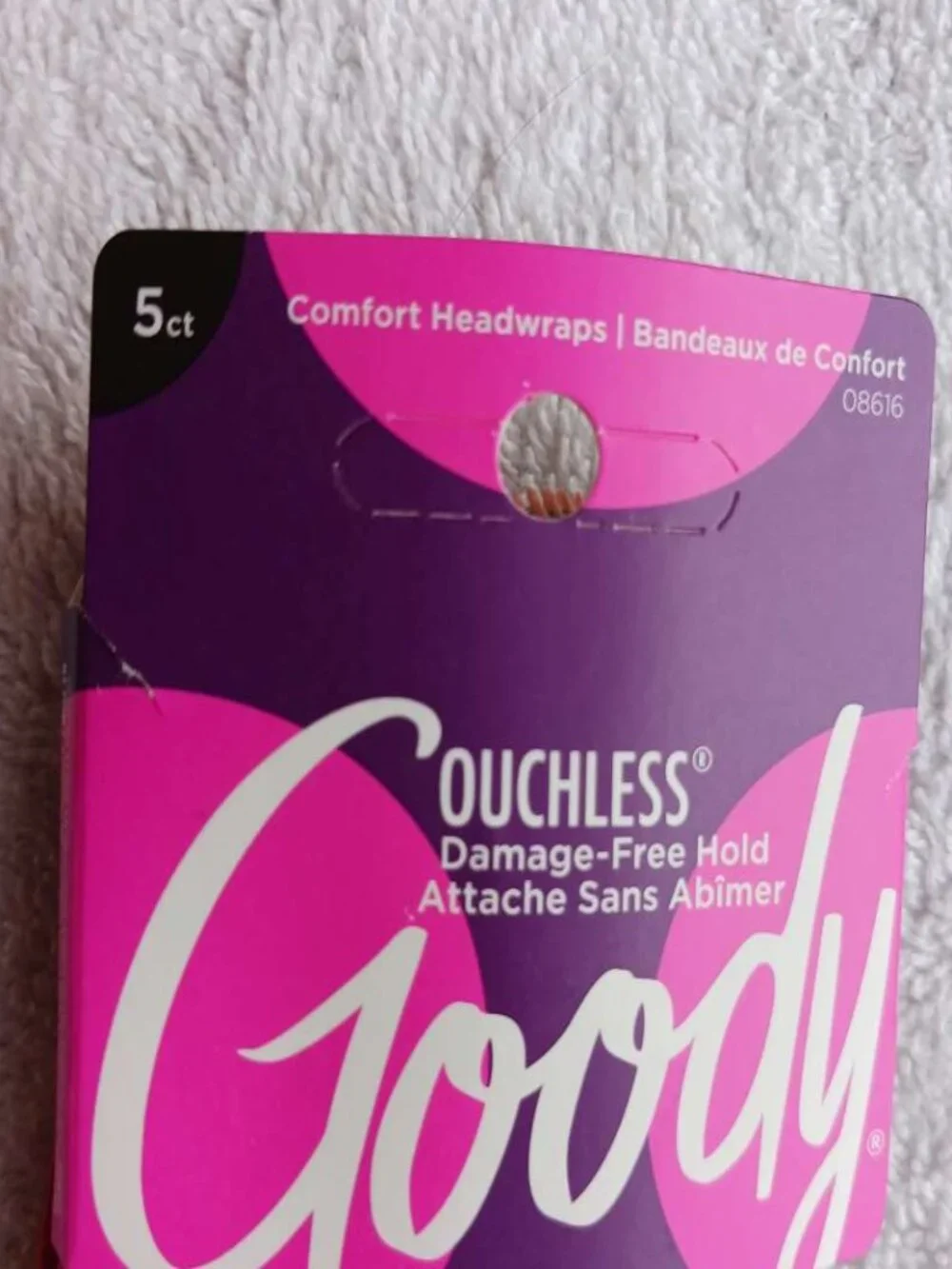5 Goody Comfort Headwrap Thin Stay Put Slide Proof Hold Secure Fit Head Bands